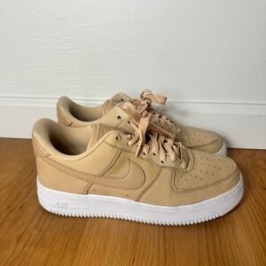 Women’s Nike Air Force One Tan Sneaker Size 9